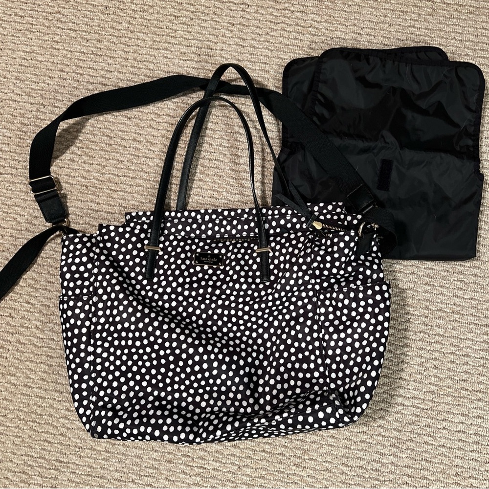 Kate Spade Stevie diaper bag with changing pad